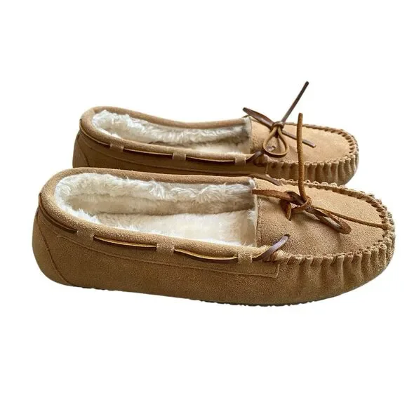 Minnetonka Moccasin House Shoes Womens Minnetonka Sheepskin